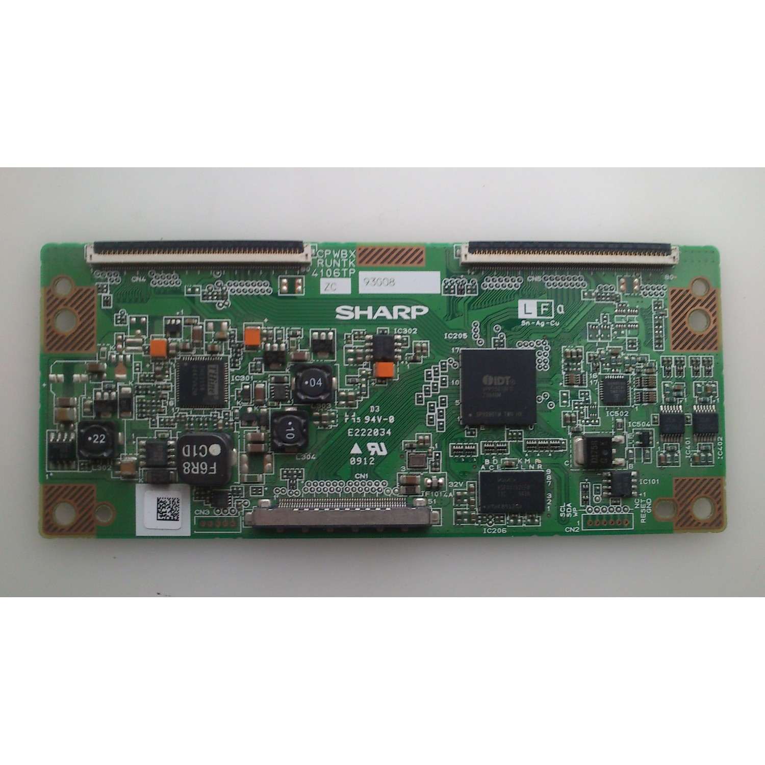 T-CON / SHARP RUNTK4106TPZC MODELO LC-40E67U